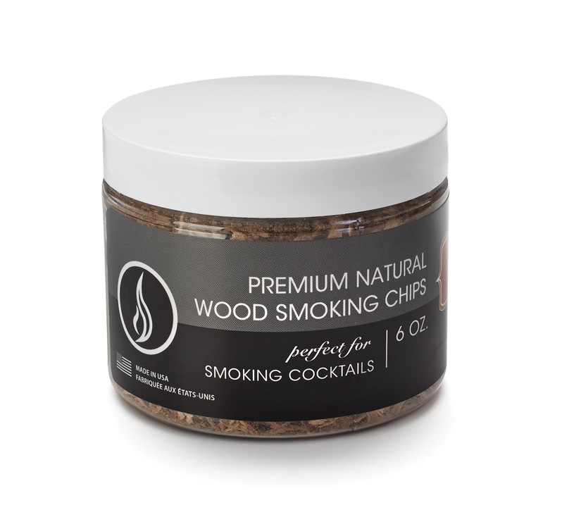 Jar of Outset kiln-dried mesquite wood smoking chips