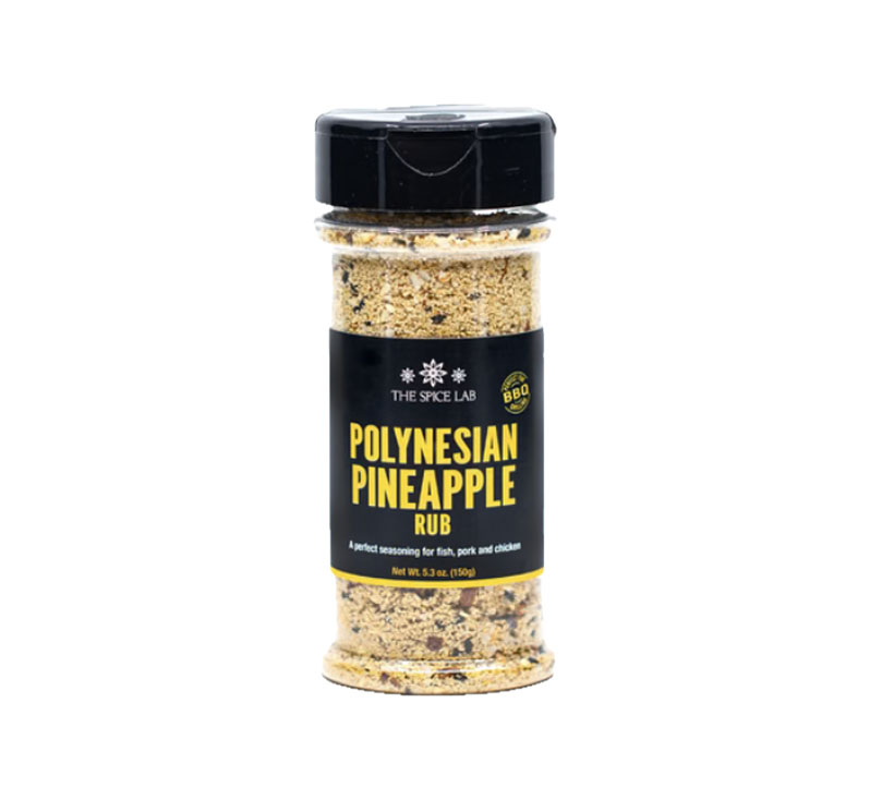 The Spice Lab Polynesian Pineapple Rub seasoning bottle