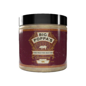 Big Poppa’s Pork Prod Pork Injection container