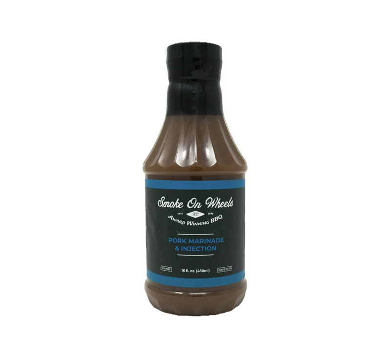 Smoke On Wheels Pork Marinade & Injection bottle