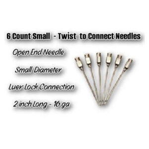 Replacement Injector Needles 2″ Small Diameter 6 pack