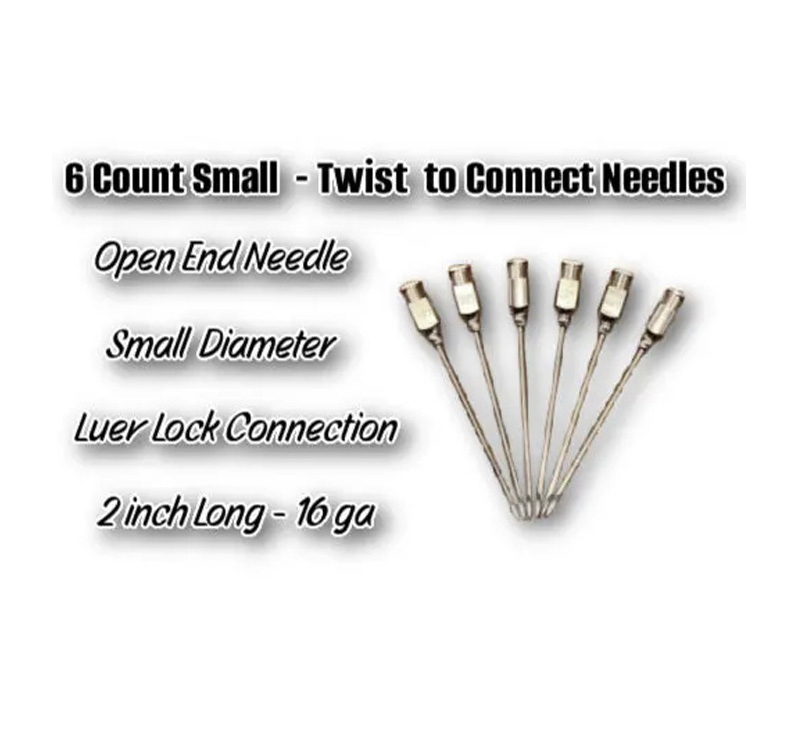 Replacement Injector Needles 2″ Small Diameter 6 pack
