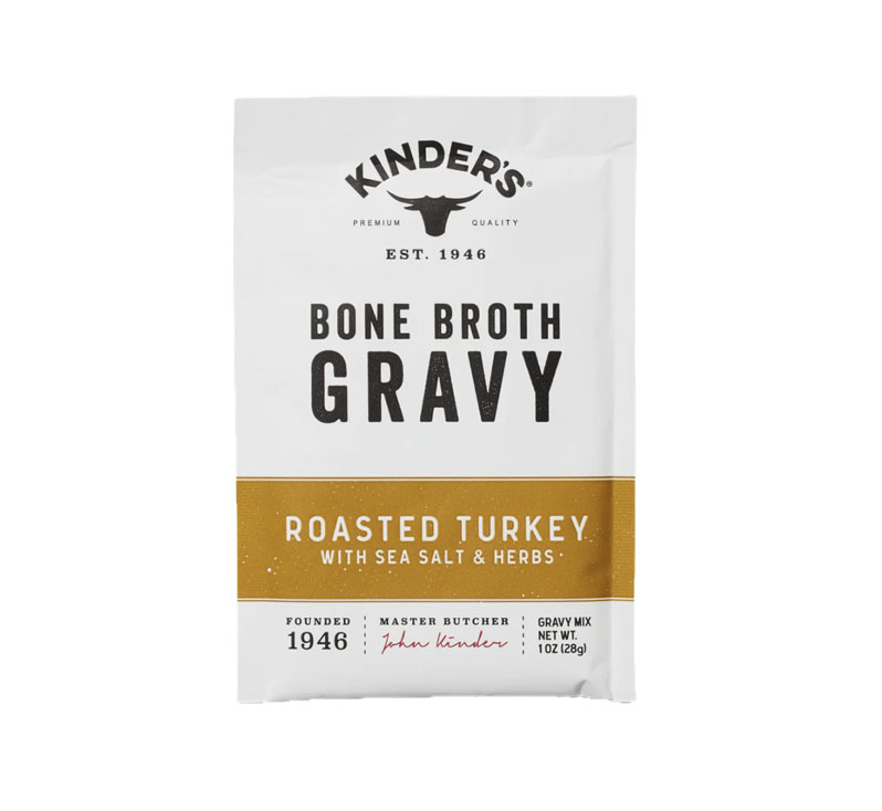 Jar of Kinder’s Roasted Turkey Bone Broth Gravy