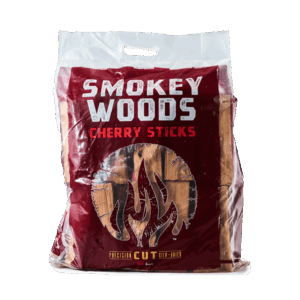 Bag of Smokey Wood Cherry Sticks 8" Mini Logs for BBQ smoking