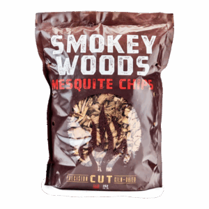 Smokey Wood Mesquite Chips packaging front bag