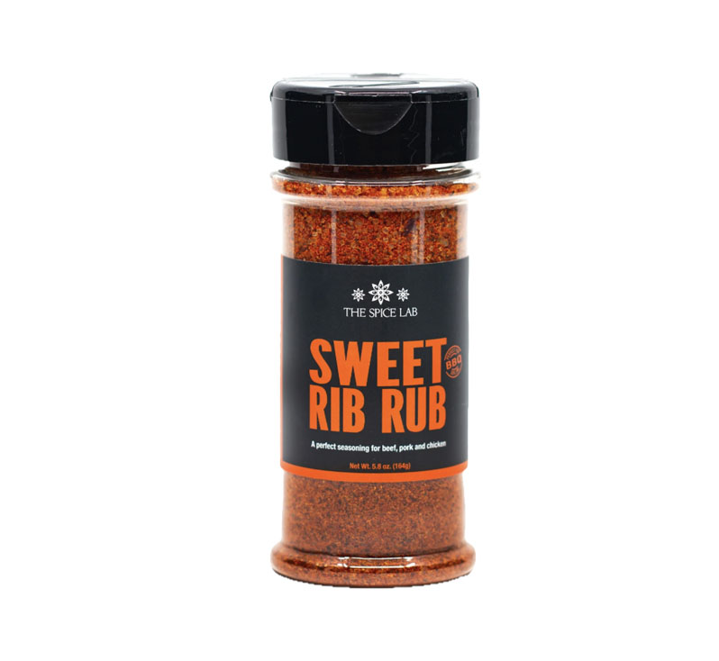 The Spice Lab Sweet Rib Rub seasoning bottle