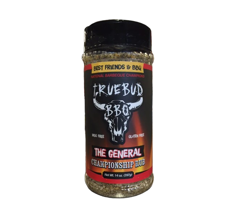 TrueBud BBQ The General Championship Rub 14 oz seasoning