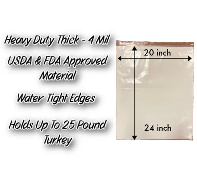 Turkey brine bag dimensions 20x24 inches