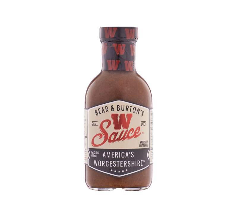 Bear & Burton’s W Sauce 12oz bottle