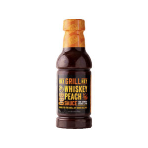 Hey Grill Hey Whiskey Peach BBQ Sauce bottle