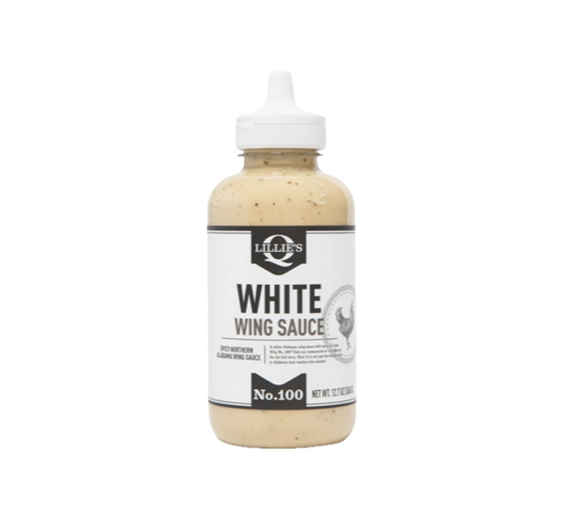 Lillie’s Q White Wing Sauce bottle
