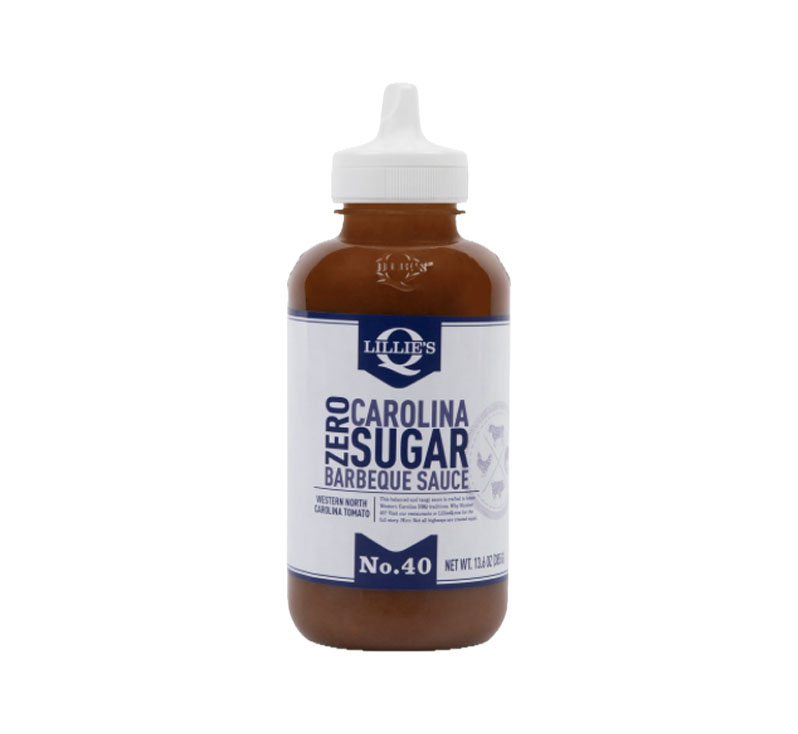 Lillie’s Q Zero Sugar Carolina Barbeque Sauce bottle