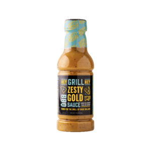 Hey Grill Hey Zesty Gold BBQ Sauce bottle