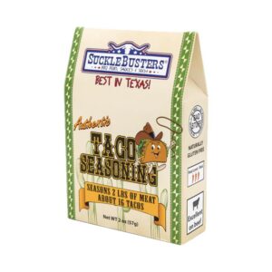 SuckleBusters Taco Seasoning Kit 2 oz Texas homestyle taco seasoning