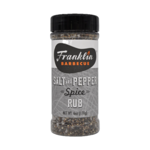 Franklin Barbecue Salt and Pepper Spice Rub seasoning bottle