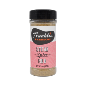 Franklin Barbecue Steak Spice Rub seasoning bottle