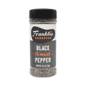 Franklin Black 16 Mesh Pepper barbecue seasoning bottle