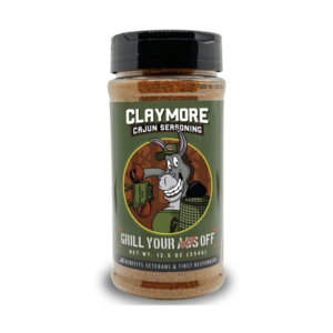 Claymore Cajun seasoning spice bottle