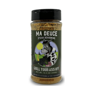 Ma Deuce Steak Seasoning bottle by Grill Your Ass Off